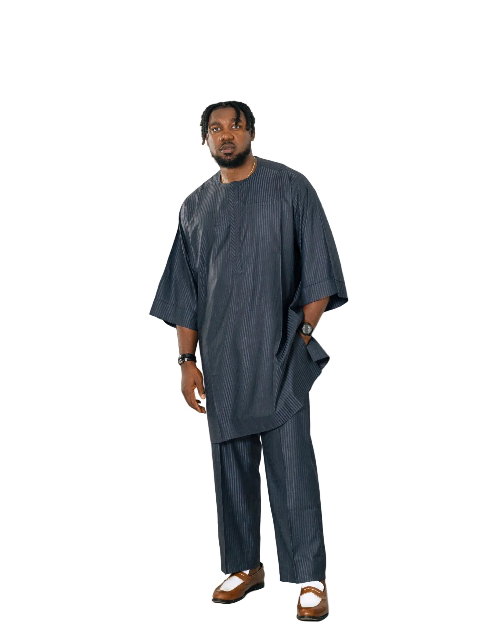Storm grey kaftan