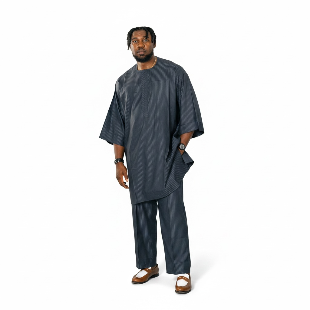 Storm grey kaftan