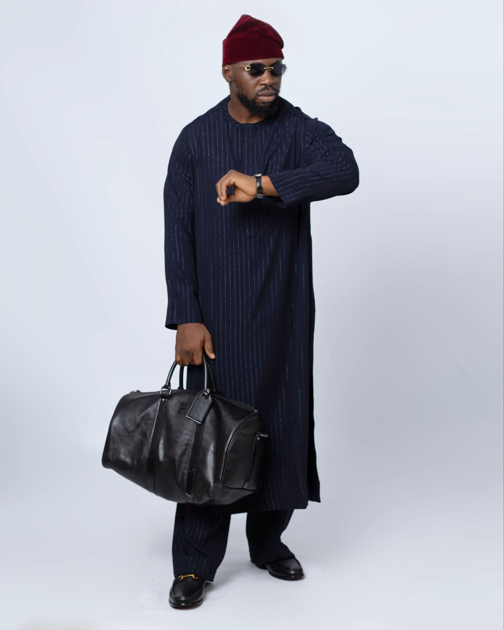 Obsidian blue Kaftan